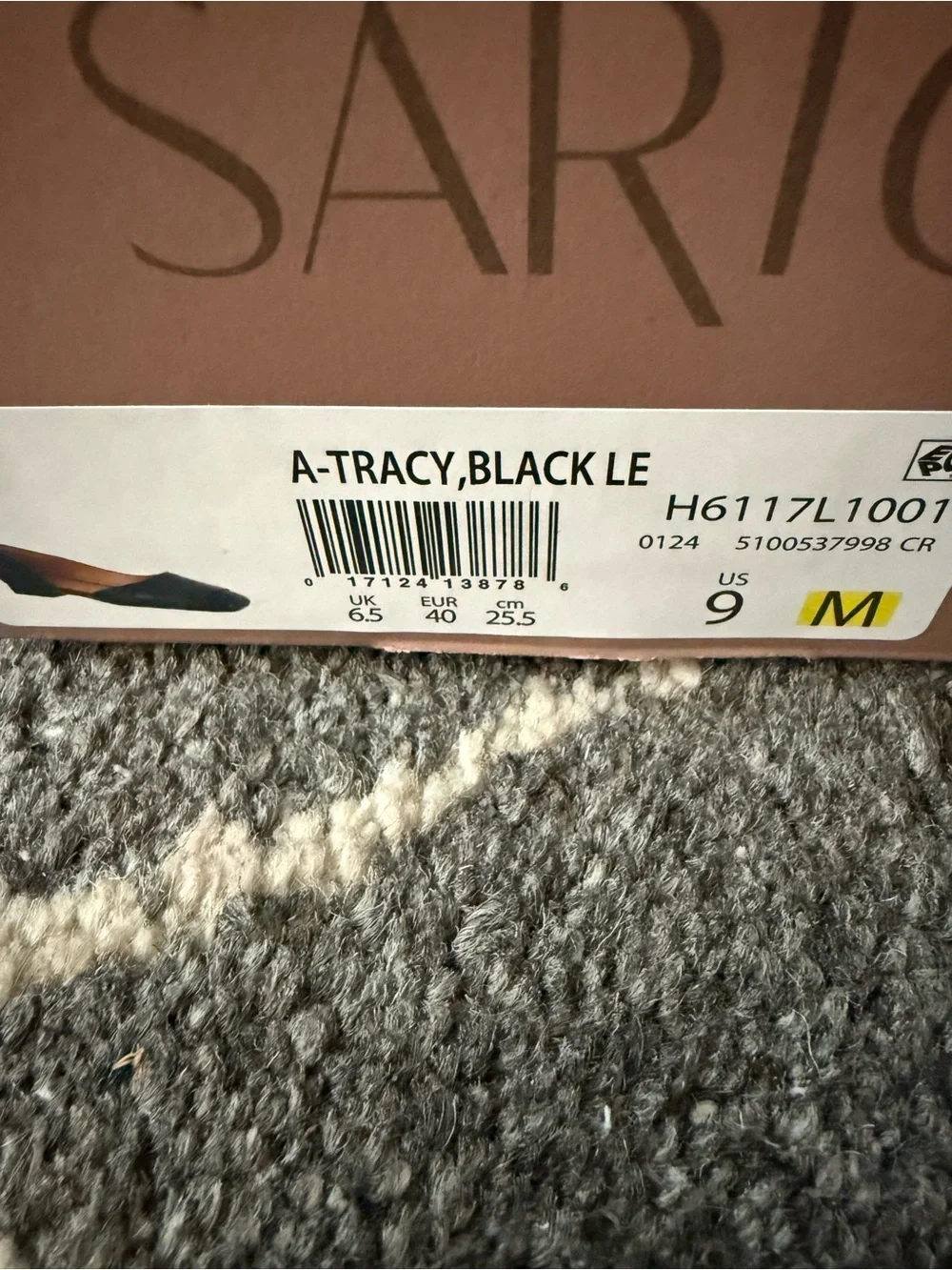 Franco Sarto Women's Square-Toe Leather Flats; Black